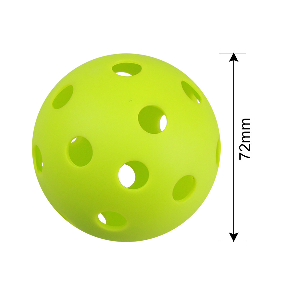 72MM PE Injection Molding Pickleball Balls For Indoor / Outdoor Sports USAPA Approved