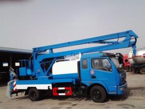 China Best price dongfeng brand 4*2 aviation platform with water truck for sale, HOT SALE! dongfeng 12-24m aerial bucket truck wholesale