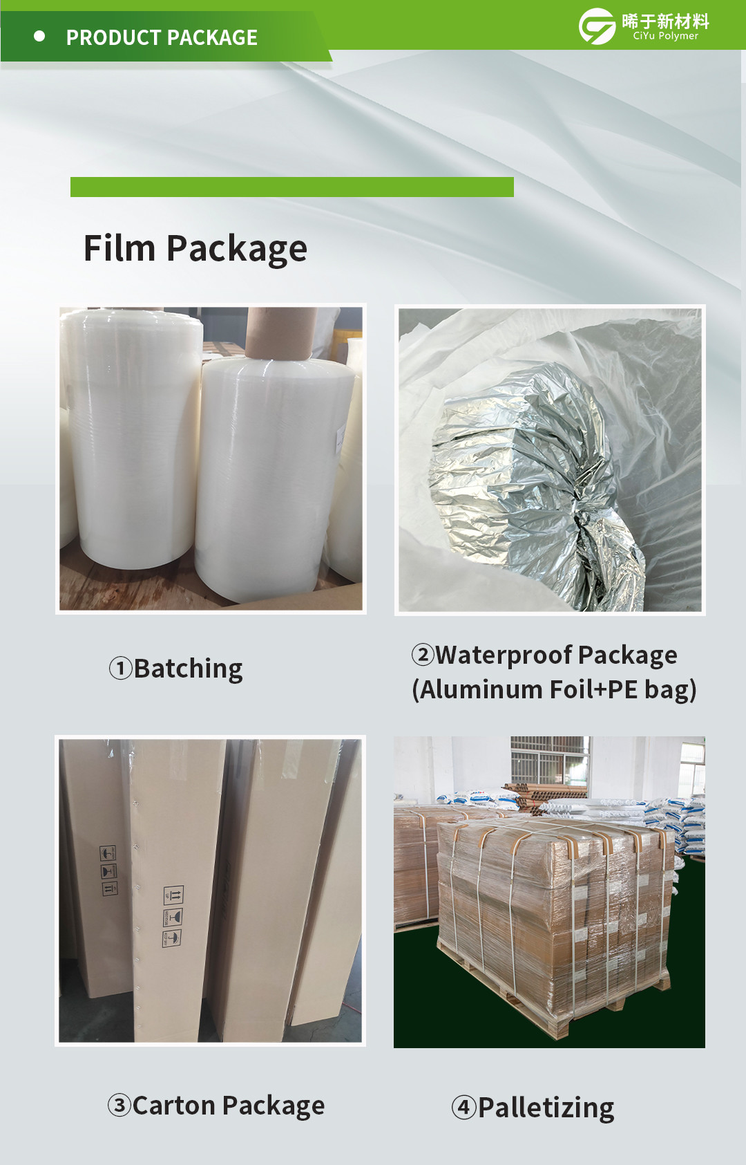 PVOH film PVA Water Soluble Release Film for Mould Release