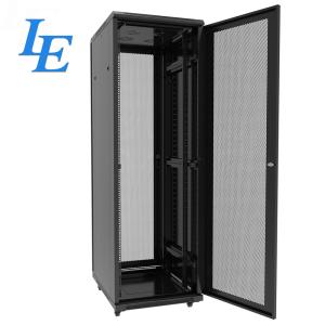 China Locking Server Rack Cabinet Height 18U - 47U SPCC Cold Rolled Steel Material wholesale