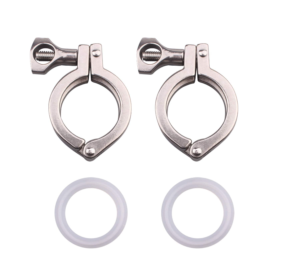 Hexagon/Round Head Code Wenzhe Tri-clamp Stainless Steel 304 Single Pin Heavy Duty Tri Clamp
