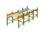 Steel Q235B Radio Shuttle Racking System Electrostantic Powder Coated Finish