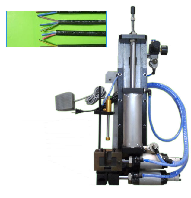 pneumatic computer wire stripping machine