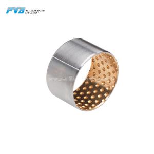 China CuSn10Pb10 Copper Alloy Bimetal Bushing Carbon Steel Back Bimetal Bearing wholesale