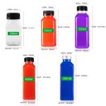 Manufacturer 60ml-1000ml Disposable Pet Beverage Bottle Transparent With Lid