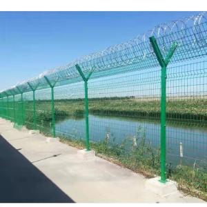 China Steel Green Airport Security Fencing Welded Mesh wholesale
