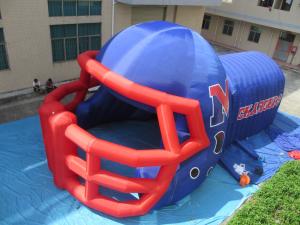 China Inflatable Helmet Tunnel / inflatable football tunnel Cat tunnel wholesale