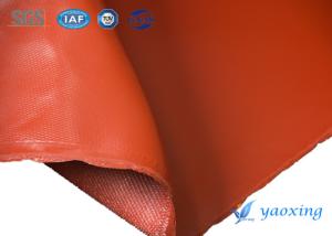 China 0.5mm Waterproof Silicone Coated Fiberglass Fabric wholesale