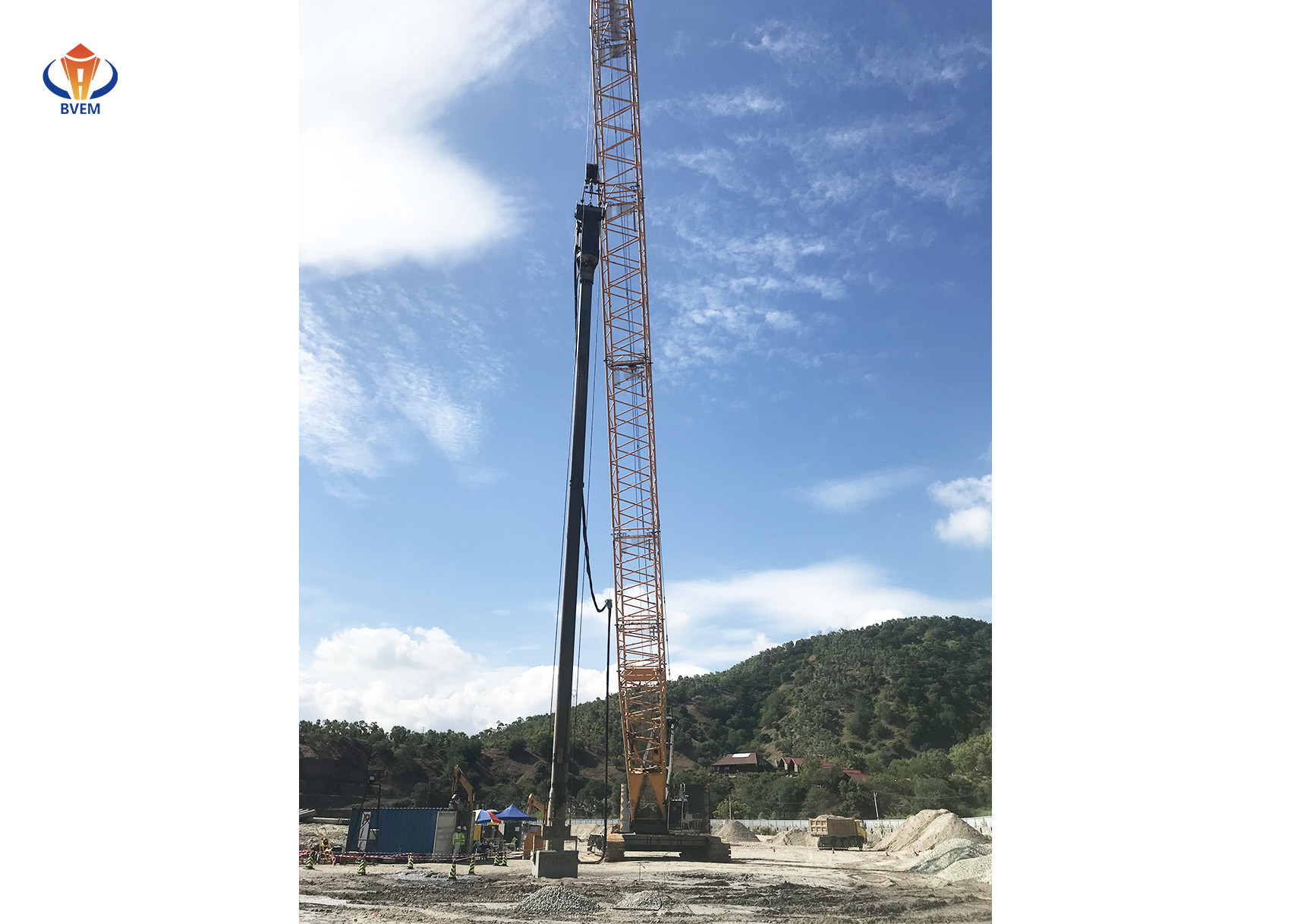High Power Bottom Feed Vibroflot Sand Soil Improvement 1200-1800 Rpm
