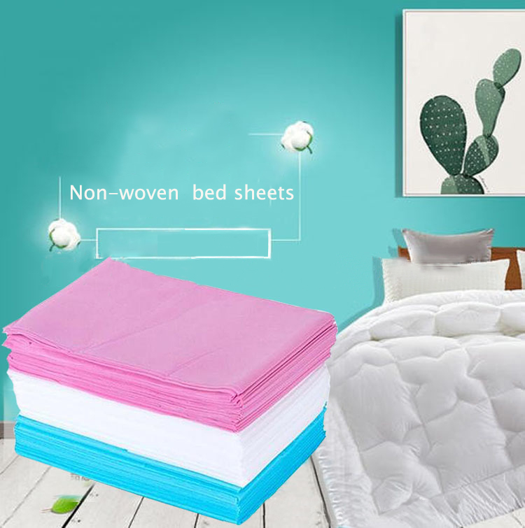 Plain Dustproof 10gsm 270gsm Nonwoven Disposable Bed Sheet