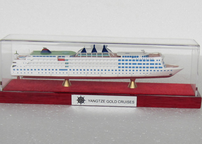 Yangtze ChongQing Gold Cruise Ship Coast Guard Ship Models For Classroom Teaching Model