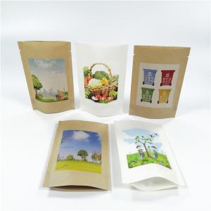 China Kraft Paper MOPP VMPET Stand Up Bags 18x26cm wholesale