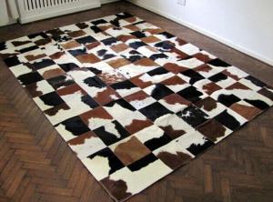 China Luxury Cow Leather Carpert Rug Of Animal Hide&amp;Skin For Home Decor wholesale