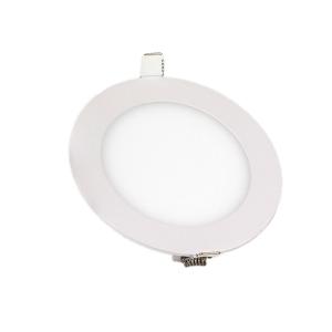 China Recessed -15 Celsius 5500k LED Round Flat Panel Light wholesale