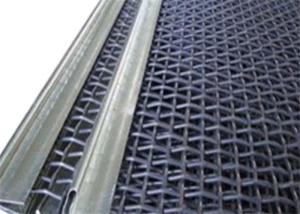 China 65mn 45# Steel Crimped Woven Wire Mesh Vibrating Quarry Screen wholesale