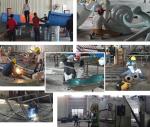 Anti UV Kids Water Park Equipment Fiberglass Whale Water Slide