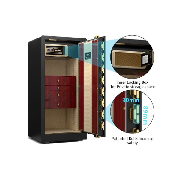 Custom Jewelry Watch Winder Safe Home Personal Storage for Jewelry and Money Storage