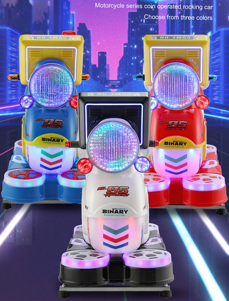 Plug Type US PLUG Custom Kiddy Ride Machine Kids Motorcycle Game Machine 85*51*96cm