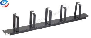China With 5PCS Metal Rings 19inch 1U Cable Management wholesale
