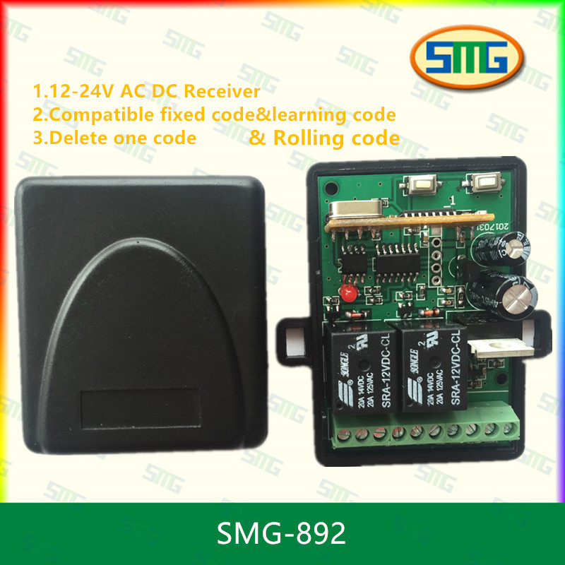 SMG-892 2 channel rolling code universal controller remotes