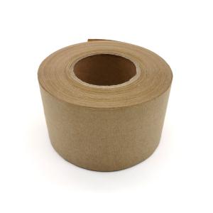 China Brown Water Activated Gummed Kraft Paper Tape 0.11mm - 0.19mm For Packaging wholesale