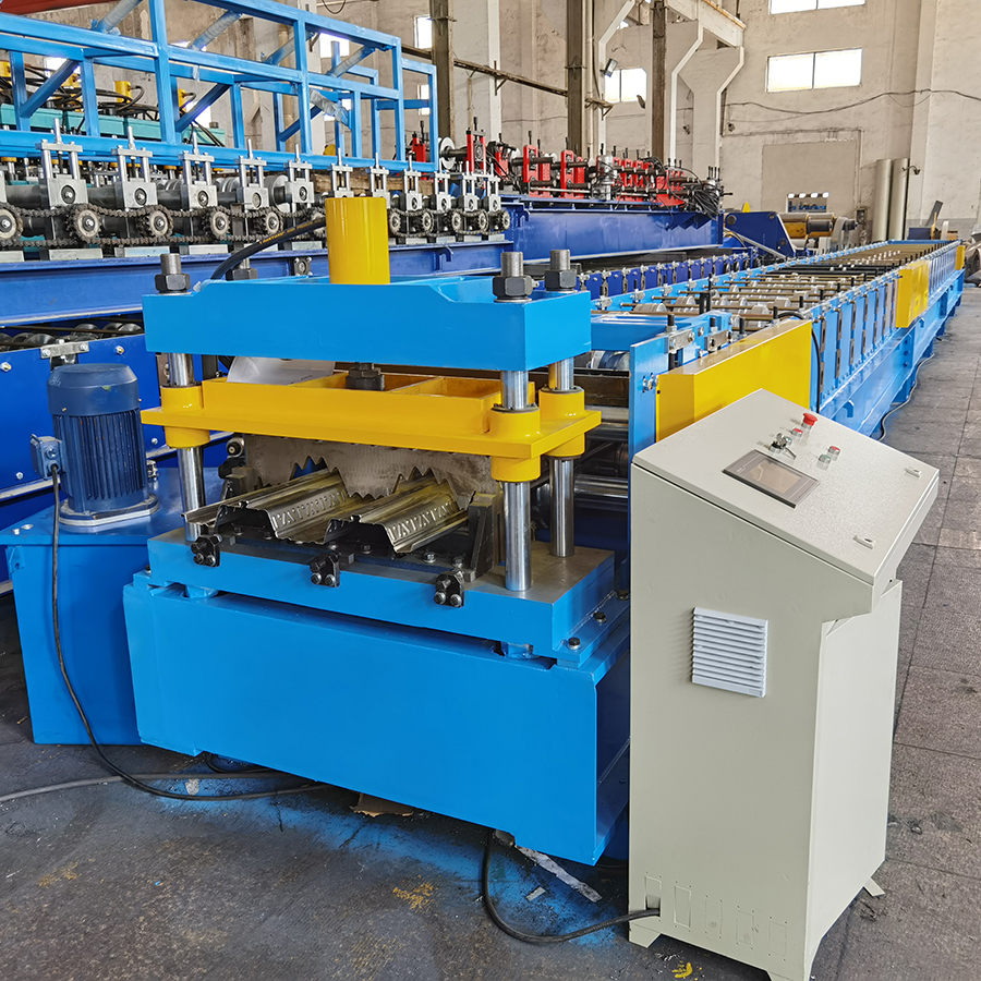 Floor Metal Decking Machine Cold Roll Forming Double Deck 0.3mm-0.8mm