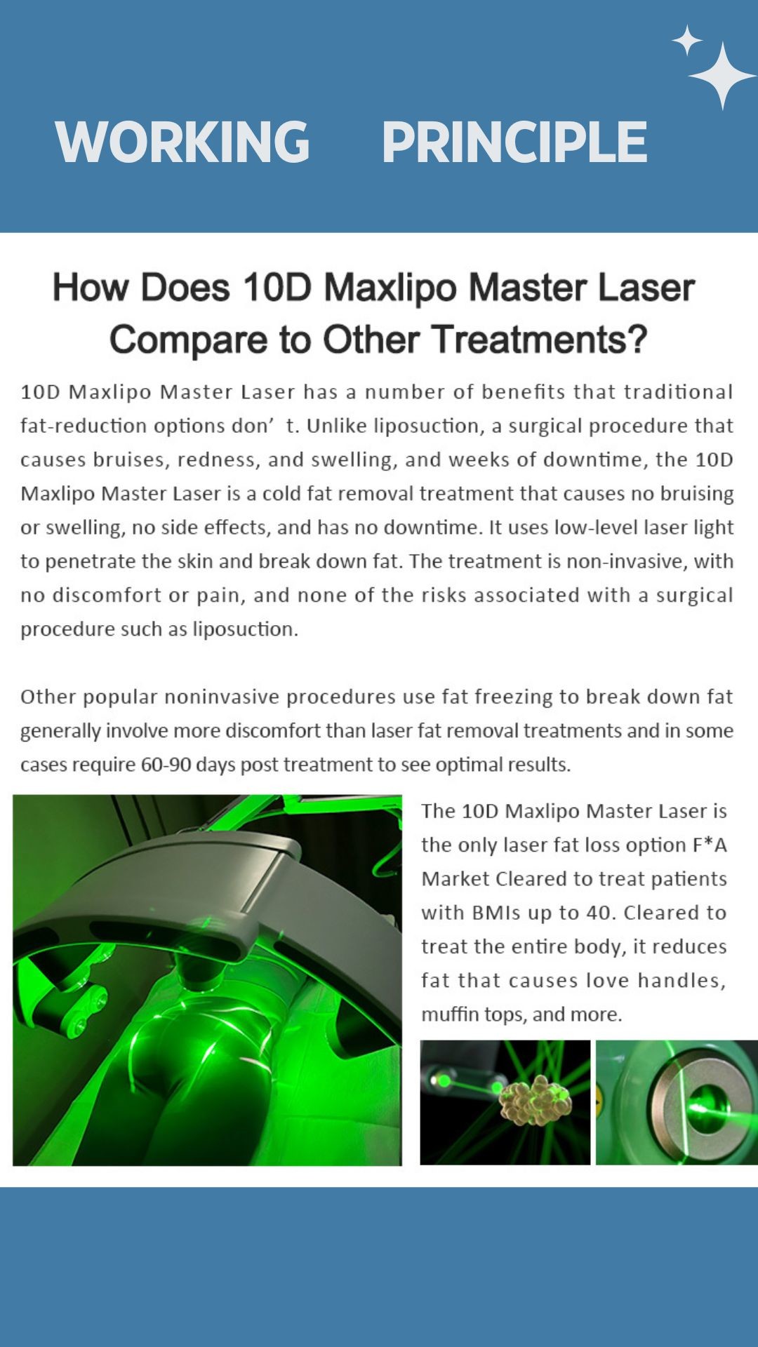 Fat Tighten Skin 10D Diode Lamp Cold Laser Therapy Device Laser Machine For Losing Weight