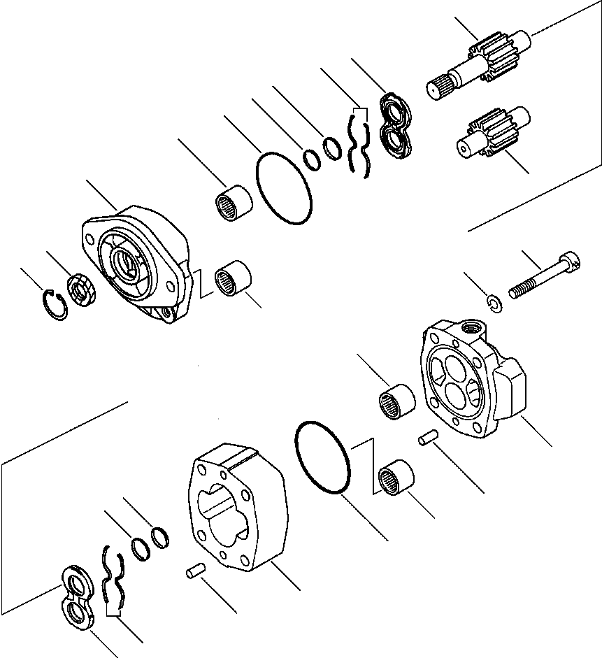 KOMATSU 704-31-24110 Parts PUMP ASS'Y