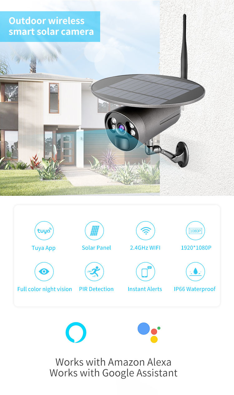 1080P CMOS 1080P Tuya 4G Dome Camera