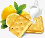 Tin Sweet Lemon Cookies Biscuits 340g Round Premium Hard