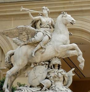 China Man with horse marble sculpture wholesale