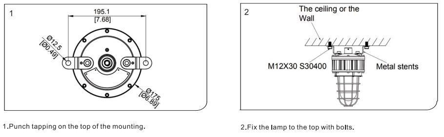 New Arrival Led Low Bay And Spot Light IP66Emergency Battery Back Up To 3 Hours Explosion Proof Light G SERIES