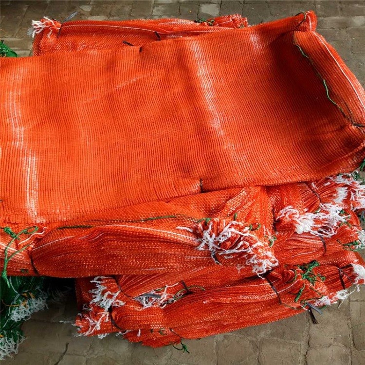 Drawsting PP Tubular Net Mesh Bag Firewood Vegetable Onion Potato Fruit