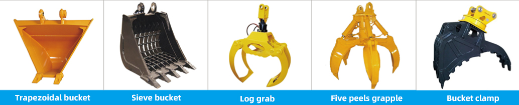 Digging Depth 2200mm Mini Tractor 2 Ton Crawler Digger Micro Excavator
