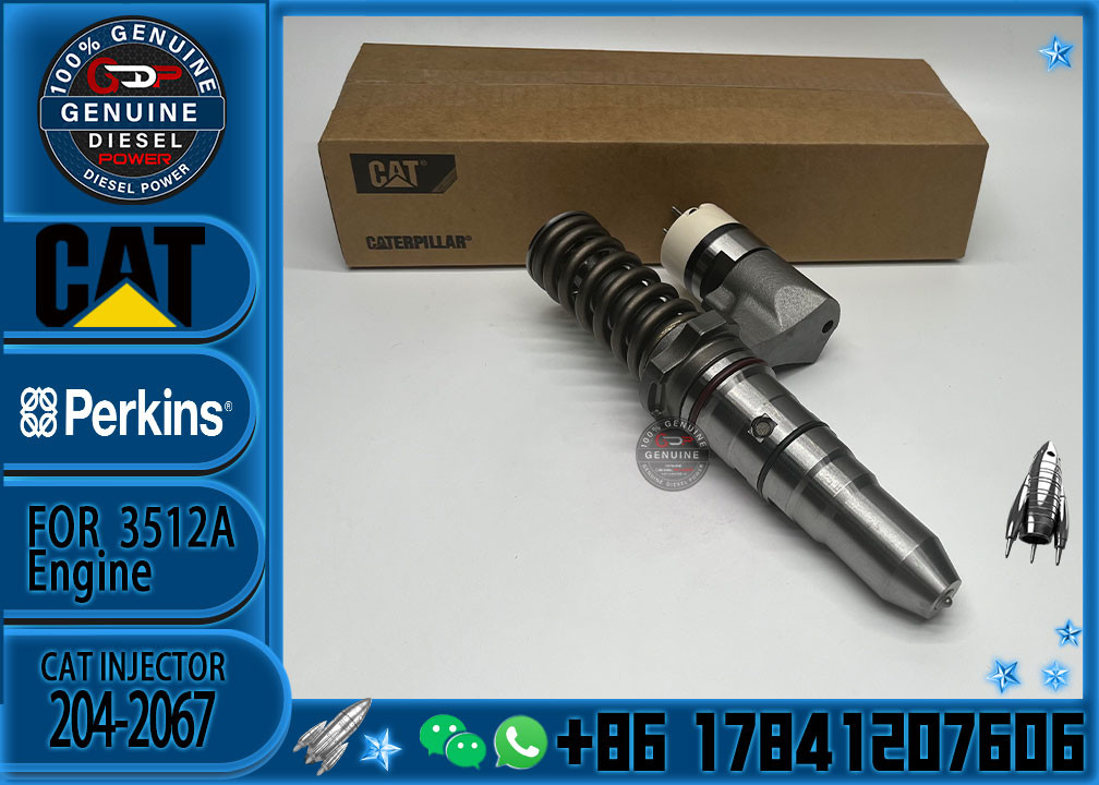 Common rail injector fuel injecto 192-2817 0R-8619 204-2067 386-1776 for 3512B Excavator 3512C 3516B 3516C