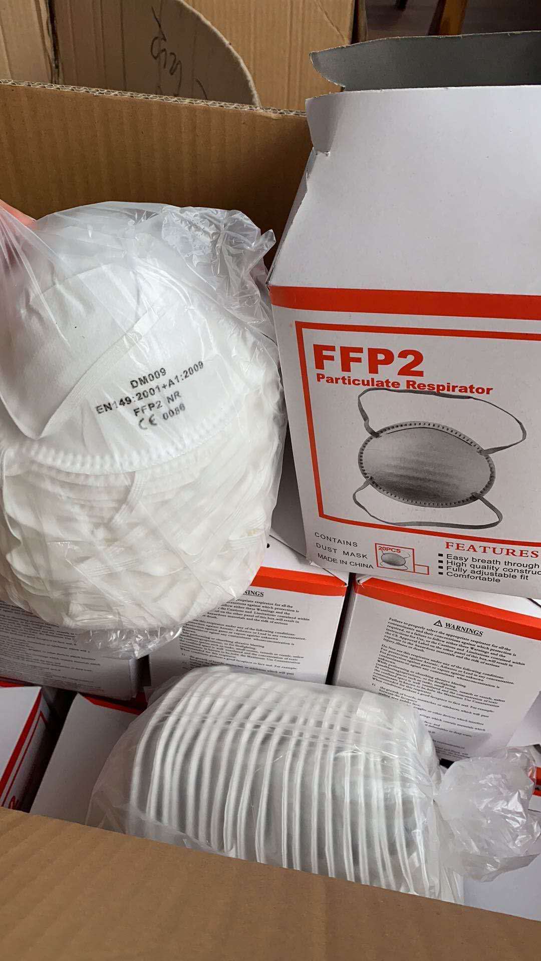 Protective Ffp2 N95 Face Mask For Block Dust Bacteria