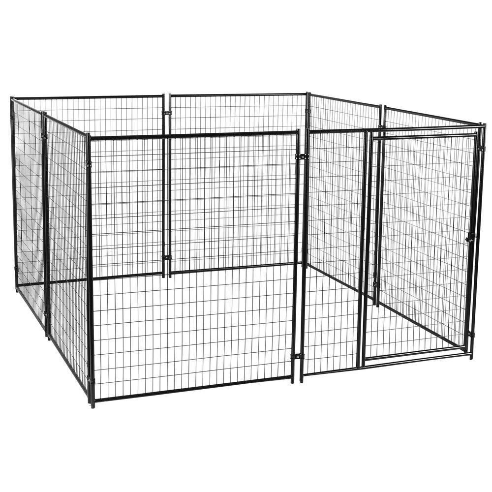 Attractive Large Heavy Duty Dog Run Outdoor Galvanised With 8cm Gap Vertical Bars