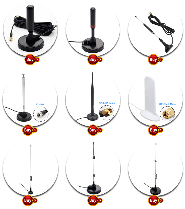 7DBI Omni 4G Magnetic Base Antenna 698MHz SMA Male RG58 Cable