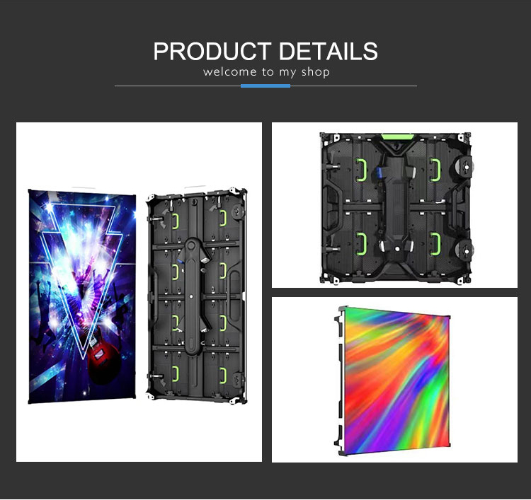 Outdoor Led Screen Rental Full Color P2.84I P1 LED Video Wall Ground Support Stand Back Frame Rollable Display