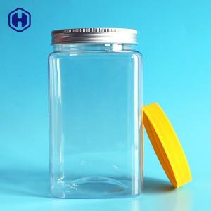 China Aluminium Cap Square Plastic Food Containers Round Mouth Diameter 83.3mm wholesale