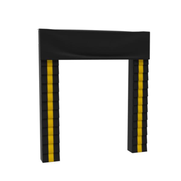 OEM Wholesale Industrial Style Outdoor Waterproof Excellent Weather Resistance Industrial Adjustable Inflatable Insulated Airtight Sealed Dock Shelter