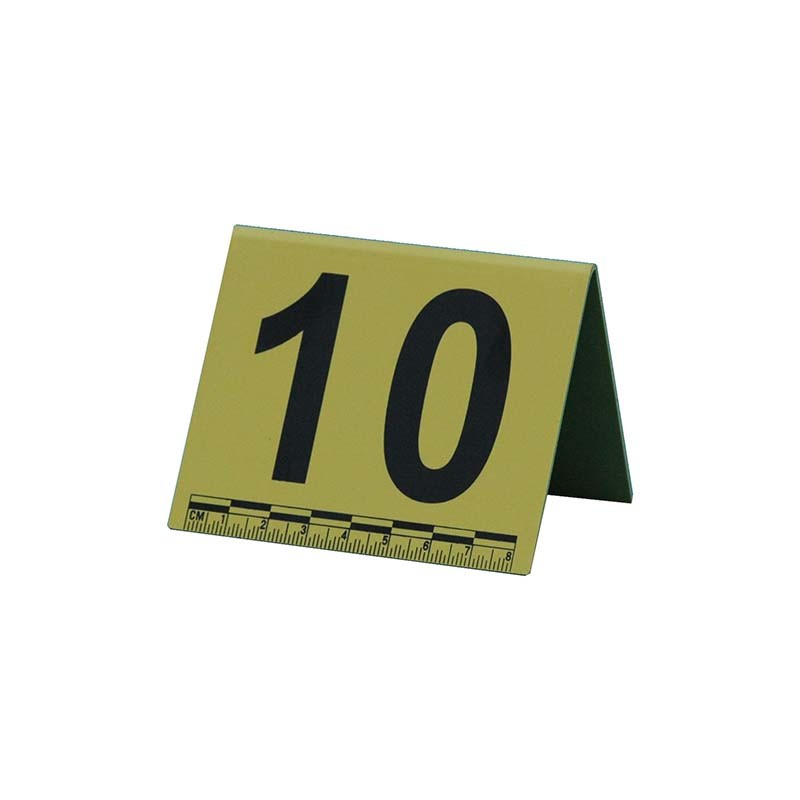 P067 Yellow plastic photo evidence numbers(1-30)