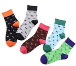 Beauty Animal Womens Tube Socks , Jacquard Logo Ladies Dress Socks Quick Dry