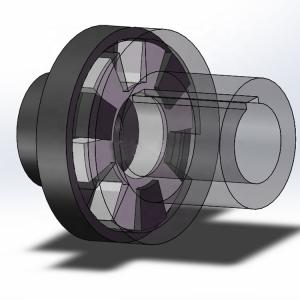China rubber spider flexible coupling for hydraulic water pump wholesale