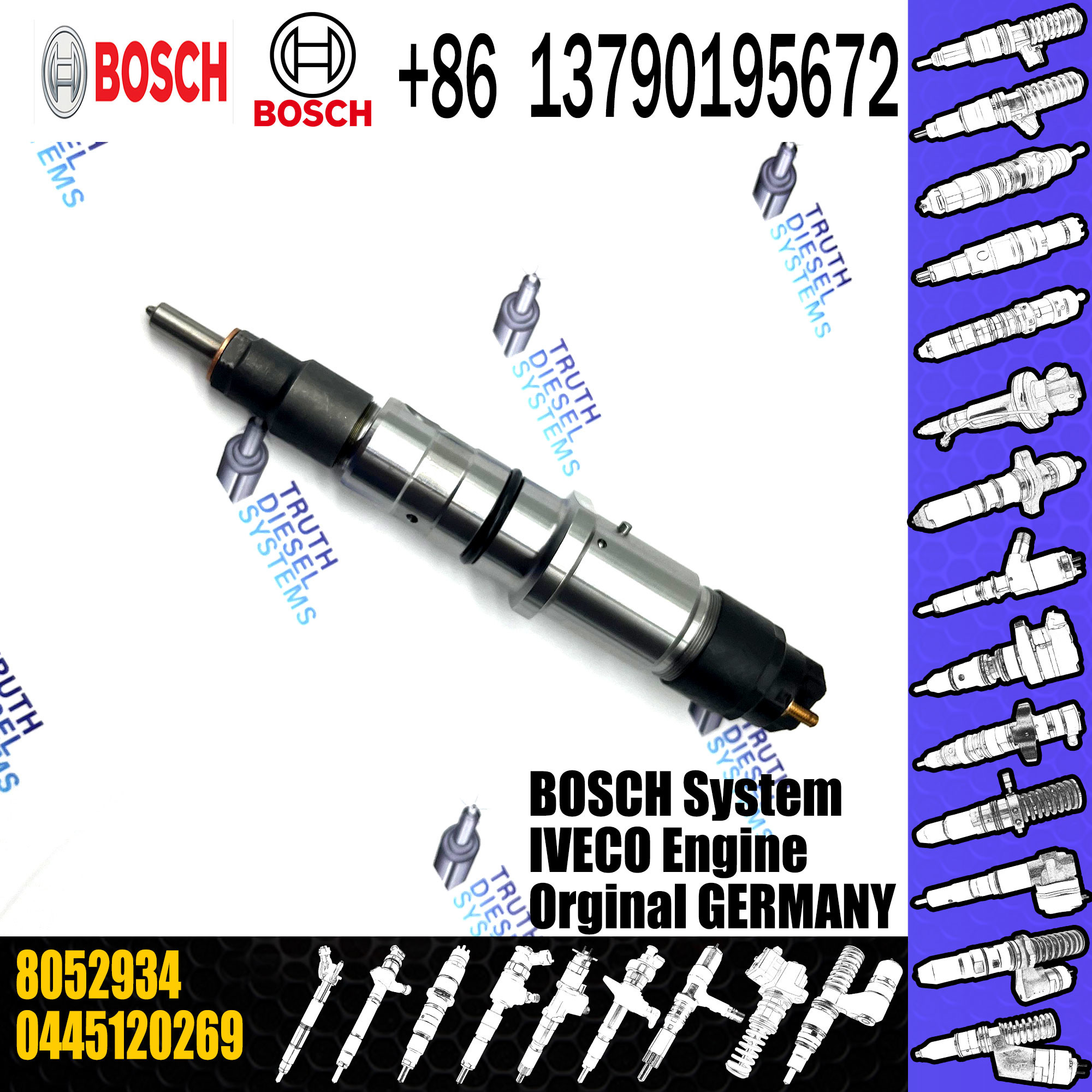 Diesel injector nozzle 3999834 4940095 4981076 5253220 0986435518 0445120050 0445120185 0445120193