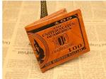 2016 new men's casual fashion short wallet wallet