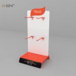 White Metal Counter-Top Custom Drone Accessories Display Stand