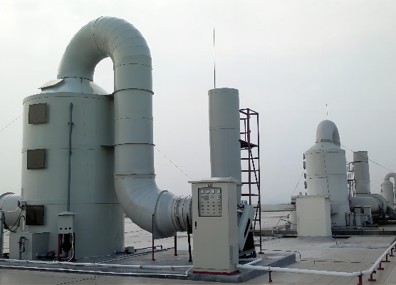 Chemical Gas Absorption Tower Pp 3500mm Height 200kg For Waste Gas Purification