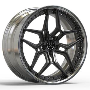 China 6061-T6 Custom Forged Alloy Rims 5x130 Matt Polish Mercedes S580 wholesale