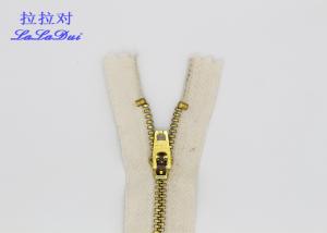 China Soft Black Boots 3# 18 Inch Cotton Zipper 100% Cotton Tape For Jeans Jacket Pocket wholesale